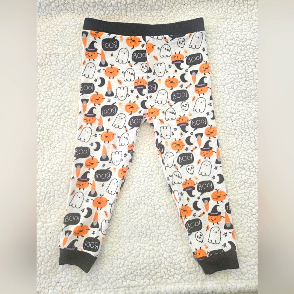 Modern kids unisex kids‎ white black orange pant bottoms size 4T